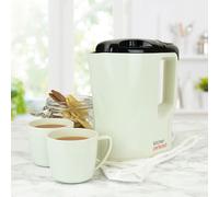 Travel Kettle 900ml Cream And Black 1000W - With 2 Mugs