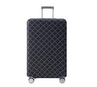 TRAVEL KIN Luggage Cover Washable Suitcase Protector Anti-scratch Suitcase cover Fits 18-32 Inch Luggage, Black Sanskrit, Small, Fashion