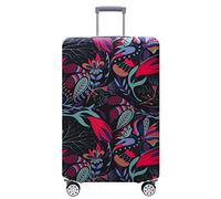 TRAVELKIN Luggage Cover Washable Suitcase Protector Anti-scratch Suitcase cover Fits 18-32 Inch Luggage, Flourish, XL(29-32inch suitcase), Fashion