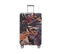 TRAVEL KIN Luggage Cover Washable Suitcase Protector Anti-scratch Suitcase cover Fits 18-32 Inch Luggage, Autumn leaves, M, Fashion