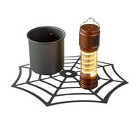 Travel Lamp Holder | Stainless Steel Light Pole Tray | Portable Lamp Shelf Holder | Waterproof Pole Lamp Holder for Travel, Camping and Outdoor Use | Lightweight Lamp Bracket