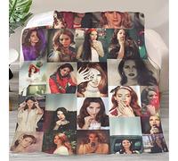 Travel Lana Music Del Theme Rey Throw Blanket, Flannel Plush Blankets and Throws for Sofa, Thick Air Conditioned Blanket 50"x60"