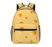 Travel Laptop Backpack Business Anti Theft Durable yellow cheese pattern texture Backpack College Computer Bag Gifts for Men & Women
