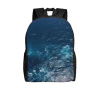 Travel Laptop Backpack For Women Men,Waterproof Lightweight Cute Backpack Sea Seen From The Top Casual Daypack