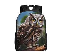 Travel Laptop Backpack For Women Men,Waterproof Lightweight Cute Backpack Wild Owl Birds Casual Daypack