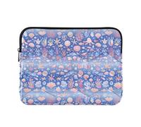 Travel Laptop Cases 13-14 Inch Stylish, Marine Chart Underwater Graphic, Notebook Computer Pockets for Journey Work