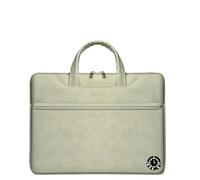 Travel Laptop Handbag 13-14 Inch with Multi-Layer Storage for MacBook Air Pro Stylish Protective Case for Girl Boy Computer Sleeve Briefcase Perfect for College Office or Daily Commute Colour Green