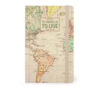 LEGAMI Medium Lined Photo Notebook - Travel, Cream