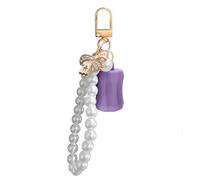 Travel Lip Balm Cover Keychain Attachment Fashion Clip Portable Carry for Beauty Gloss Holder Easy Access Balm Keychain Case