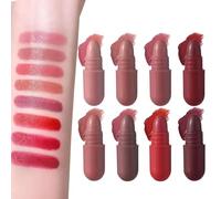 Travel Lipstick Set 8 Colors Portable Natural Matte Balm