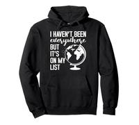 Travel List Everywhere Getaway Vacation Holiday Adventure Pullover Hoodie