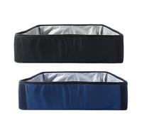 Travel Litter Box - Waterproof Leak Proof Pan Tray, Portable Traveling Litter Box for Cats, Foldable Pet Accessory for Hiking Camping, Both Indoor and Outdoor, Car Furniture Storage Play, 4.92 Inches