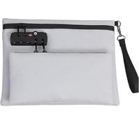 Travel Lock Bag, Double Layer Anti-Theft Handbag, Cash Pouch with 3-Digit Code, Secure for Cash, Id, Important Documents for suitcases, Backpacks