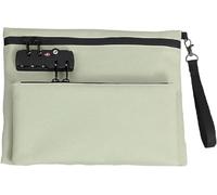 Travel Lock Bag, Double Layer Anti-Theft Handbag, Cash Pouch with 3-Digit Code, Secure for Cash, Id, Important Documents for suitcases, Backpacks