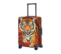 Travel Luggage Cover for Suitcase Elastic Suitcase Protector Prosperity in the Year of the Tiger Suitcase Covers Washable Suitcase Protective Cover Dust-proof Luggage Covers Fit 18-32 Inch Luggage,