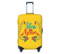 Travel Luggage Cover Protector - Bless This Home Washable Suitcase Covers For 18-32 Inch Luggage, Black, Small