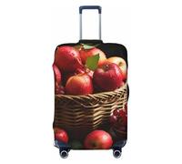 Travel Luggage Cover Red Fruit in a Basket Elastic Anti-Scratch Baggage Waterproof Sleeve Fits 18-32 Inch Suitcases X-Large