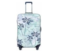 Travel Luggage Cover Spandex Suitcase Protector Bag,Abstract Landscape Anti-Scratch Fits 18-32 Inch Luggage, Baggage Covers for Kid and Adult,Large