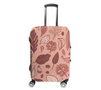 Travel Luggage Cover Suitcase Cover Suitcase Protector Acorn Leaf Pattern Luggage Covers Washable Baggage Cover Elastic Anti-Scratch Suitcase Case Protector for Adult Personalized Suitcase Covers,