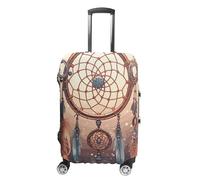 Travel Luggage Cover Suitcase Cover Suitcase Protector Native American Dream Catcher Luggage Covers Washable Baggage Cover Elastic Anti-Scratch Suitcase Case Protector for Adult Personalized Suitcase,