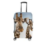 Travel Luggage Cover Suitcase Cover Suitcase Protector Necks of Giraffe Luggage Covers Washable Baggage Cover Elastic Anti-Scratch Suitcase Case Protector for Adult Personalized Suitcase Covers, Necks
