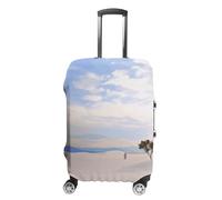 Travel Luggage Cover Suitcase Cover Suitcase Protector Romantic Sand Landscape Luggage Covers Washable Baggage Cover Elastic Anti-Scratch Suitcase Case Protector for Adult Personalized Suitcase