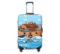 Travel Luggage Covers - Animals on Noah's Ark Elasticity Suitcase Covers Protector for Luggage 18-32 Inch