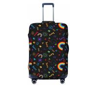 Travel Luggage Covers - Cartoon Pride Lgbt Elasticity Suitcase Covers Protector for Luggage 18-32 Inch