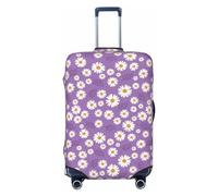 Travel Luggage Covers - Daisies Flowers Petal purple Elasticity Suitcase Covers Protector for Luggage 18-32 Inch