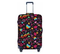 Travel Luggage Covers - Lgbt Rainbow For Pride Elasticity Suitcase Covers Protector for Luggage 18-32 Inch