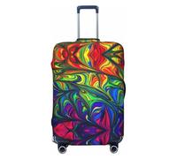 Travel Luggage Covers - Pride Rainbow Elasticity Suitcase Covers Protector for Luggage 18-32 Inch
