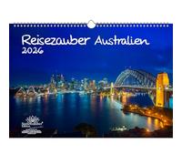 Travel Magic Australia DIN A3 Calendar for 2026 Holiday Sydney Koala Set Contents: 1 x Calendar, 1 x Christmas Pendant, 1 x Greeting Tag (3 Pieces Total)