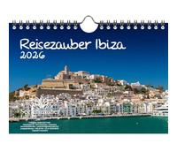 Travel Magic Ibiza DIN A5 Calendar for 2026 Eivissa Holiday Beach Sea Mediterranean Spain Seelenzauber