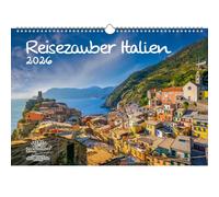 Travel Magic Italy DIN A3 Calendar for 2026 Rome Holiday Beach Sea Mediterranean Italy Seelenzauber