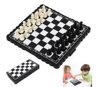 Travel Magnetic Chess Board Set - Portable Folding Chess Set for Ages 6 and Up - Durable ABS Plastic, Magnetic Pieces, Ideal for Kids and Adults ，for Travel and Family Fun