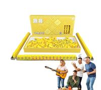 Travel Mahjong Game Set, Mahjong Set - Mahjong Set | Mahjong Family Council Game for Adults | Portable Outdoor Travel & Small Chinese & Fun