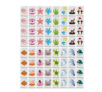 Travel Mahjong Set | Tile Games Set with Flag Pattern | Block Puzzle Games, Mahjong Tiles Set, Games Blocks for Adults Kids
