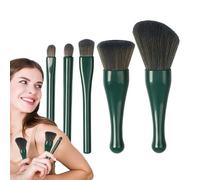 Travel Make up Brushes Set | Facial Cosmetics Makeup Brush Set,Professional Retractable Cosmetic Tool Applicator for Concealers Blush Lip Loose Powder Eye Shadows Foundation