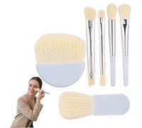 Travel Make Up Brushes Set, Travel Makeup Brush Set, 6Pcs Easy-taken Make Up Brushes with Box for On The Go