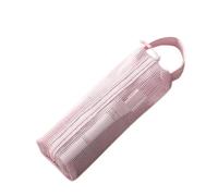 Travel Makeup Bag | 23 x 6.5 x 5.5 cm Portable Toothpaste Case | Breathable Network Clutch Bags for Holidays, Cruise, Gym, Plane and Bathroom, Pink, see description, See description