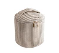 Travel Makeup Bag Corduroy Large Capacity Pencil Pouch