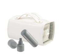Travel Makeup Bag - Cosmetic Bags, Makeup Organizer for Roll Up | Foldable Travel Brush Storage Holder with Waterproof PU Leather, Cosmetic Case for ute, white, Please refer to the description, Please
