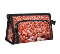 Travel Makeup Bag for Women Men Animal Flamingos Cosmetic Wash Pouch Bag Toiletry Toiletries Shower Bag Organizer