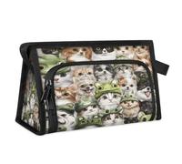 Travel Makeup Bag for Women Men Frog Cat Dog Cosmetic Wash Pouch Bag Toiletry Toiletries Shower Bag Organizer