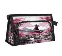 Travel Makeup Bag for Women Men Japan Landscape Cosmetic Wash Pouch Bag Toiletry Toiletries Shower Bag Organizer