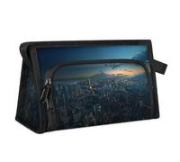 Travel Makeup Bag for Women Men Japan Tokyos Night Cosmetic Wash Pouch Bag Toiletry Toiletries Shower Bag Organizer