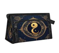 Travel Makeup Bag for Women Men Tai Chi Art Cosmetic Wash Pouch Bag Toiletry Toiletries Shower Bag Organizer