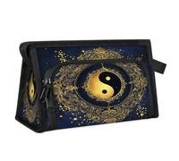 Travel Makeup Bag for Women Men Tai Chi Yin Yang Cosmetic Wash Pouch Bag Toiletry Toiletries Shower Bag Organizer