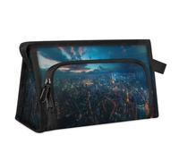 Travel Makeup Bag for Women Men Tokyos Night Japan Cosmetic Wash Pouch Bag Toiletry Toiletries Shower Bag Organizer