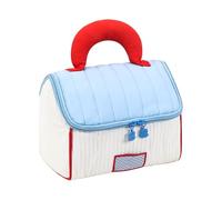 Travel Makeup Bag | House Shaped Cosmetic Organizer - Multi-Compartment Bag for Travel, Bathroom, Sport, Travel and Vanity, Sky Blue, Se référer au descriptif, Refer to description